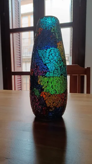 Jarrón Decorativo Cristal Multicolor