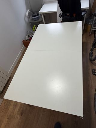 Mesa extensible Maison du Monde blanca