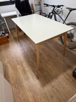 Mesa extensible Maison du Monde blanca