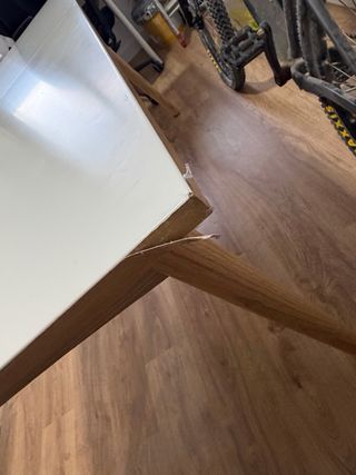 Mesa extensible Maison du Monde blanca