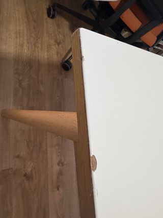 Mesa extensible Maison du Monde blanca