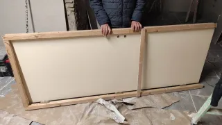 Puerta lisa de madera