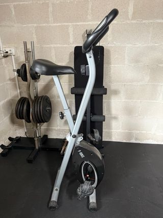 Ultrasport F-Bike Bicicleta Estática Plegable
