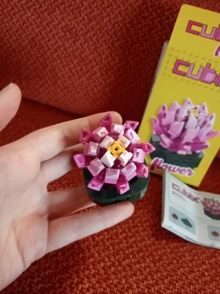 Cubix flower - fiore di loto tipo Lego