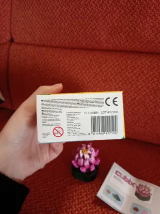 Cubix flower - fiore di loto tipo Lego