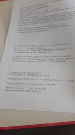 El Señor de los Anillos Juego de Aventuras Básico