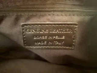 Bolso piel granate/burdeos nuevo