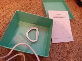 Plancha de vapor portátil para viaje.