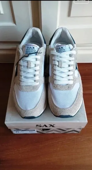 Sneakers SAX 43 Beige/Bianco