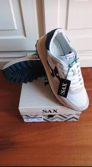Sneakers SAX 43 Beige/Bianco