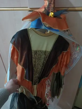 Vestito strega carnevale bambina
