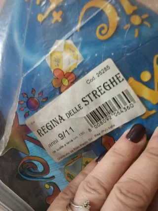 Vestito strega carnevale bambina