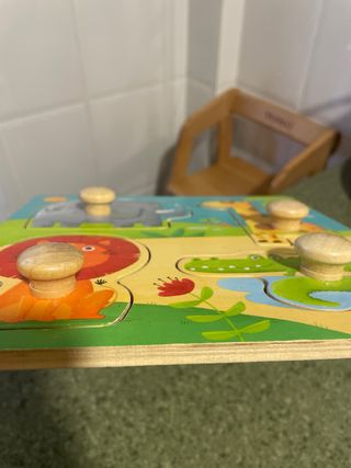 Puzzle Goula Formas Animales Madera