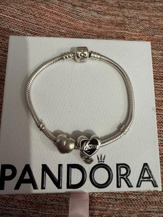 Pulsera Pandora Corazón Mom talla 17