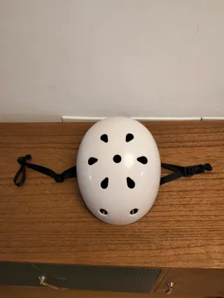 Casco niño bici/patín blanco Talla S