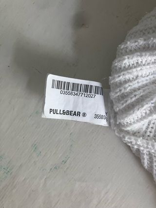 Jersey Pull&Bear Blanco Talla S