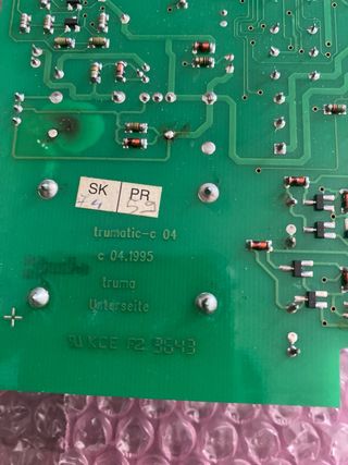 Scheda Elettronica Trumati c Prima Serie