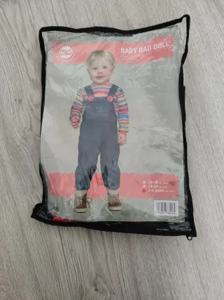 Disfraz Bebé Baby Bad Doll 2-3 años