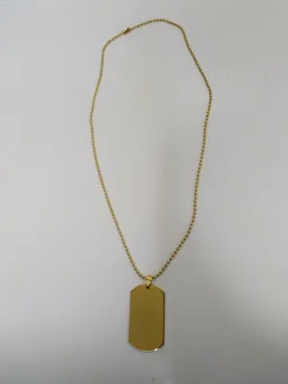 COLGANTE CHAPA ACERO INOXIDABLE