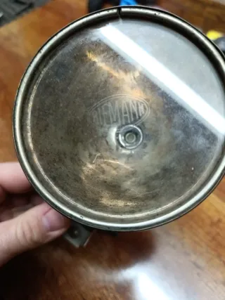 Faro delantero bicicleta antigua