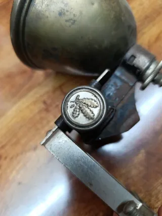 Faro delantero bicicleta antigua