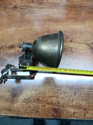 Faro delantero bicicleta antigua