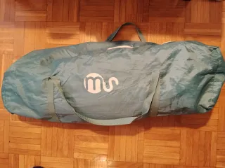 Cuna de viaje MS con ruedas y colchón de espuma