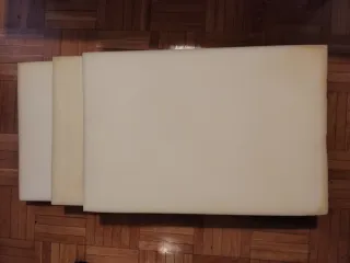 Cuna de viaje MS con ruedas y colchón de espuma