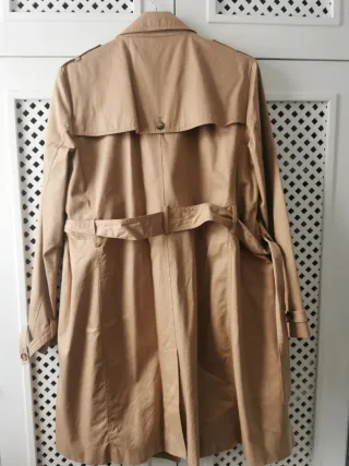 Gabardina Massimo Dutti Beige