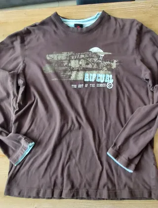 Maglietta maniche lunghe Rip Curl marrone