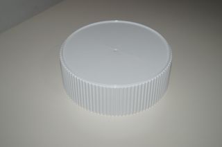 Caixa arrumação redonda branca