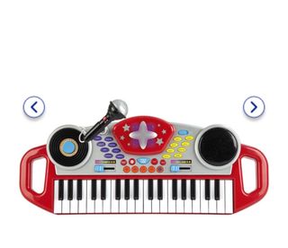 Piano Electrónico con Micrófono y Taburete