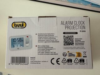 Reloj despertador digital con proyector