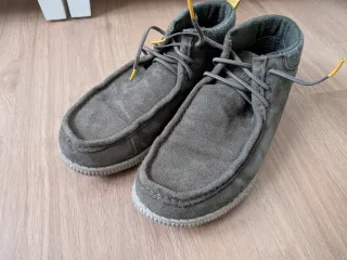 Zapatillas Pitas Talla 43 Gris/Verde Oliva