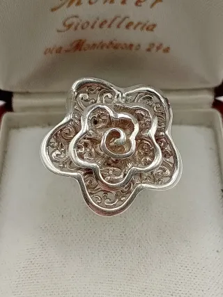 Set gioielli parure vintage orecchini argento 925