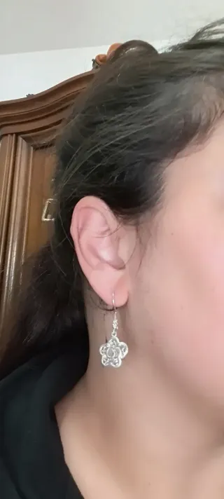 Set gioielli parure vintage orecchini argento 925