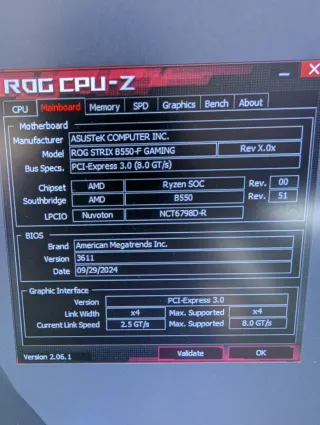 REPARAR - Placa Base Asus ROG STRIX B550-F Gaming