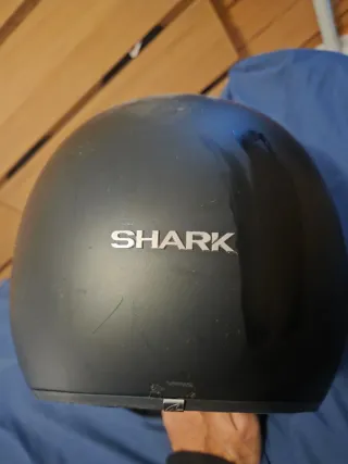 Casco Shark con gafas y protector facial