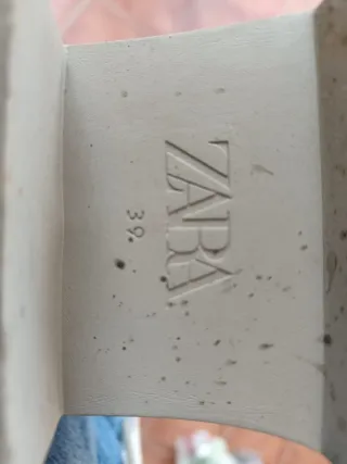 Botas Zara Talla 39 Gris