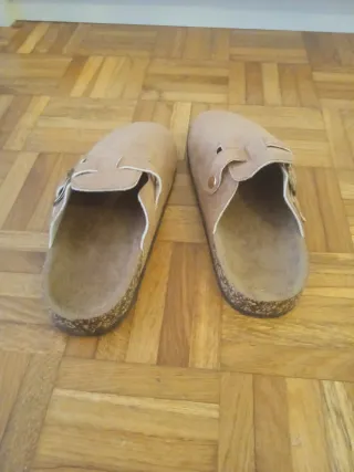 Zapatos invierno T.39 Beige/Marrón