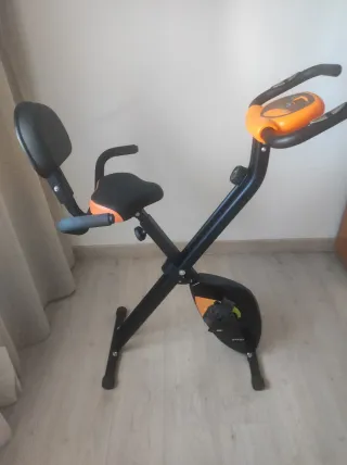 Bicicleta Estática Naranja
