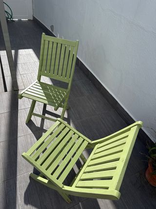 Sillas vintage de madera