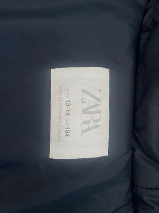 Chaquetón Zara cuadros. Talla 13 /14 .talla grande