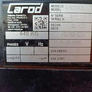 Generador Carod SP20 ESR 20KVA