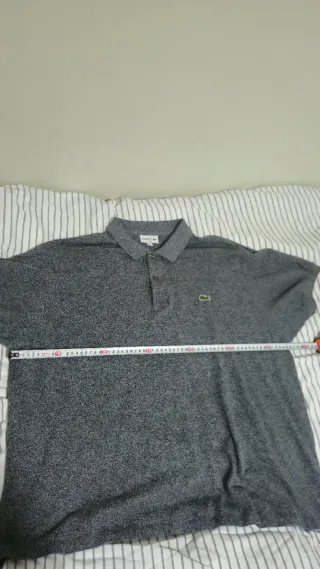 Polo Lacoste gris hombre