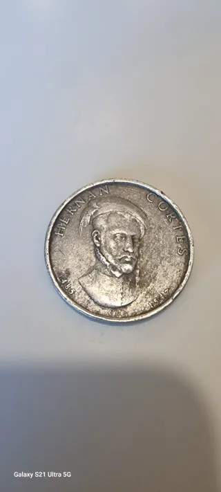 Moneda Hernán Cortés 1485-1547