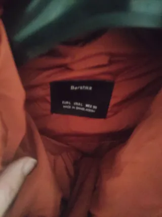 Chaqueta Bershka Talla L Naranja