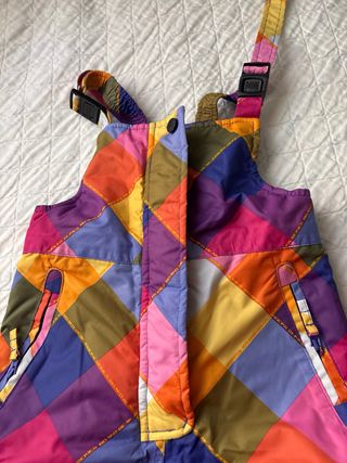 Pantalón de nieve Squi multicolor niños