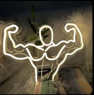 Lampada Neon LED "MUSCOLI"