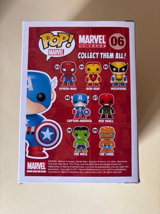 Funko Pop Marvel Capitán América #06
